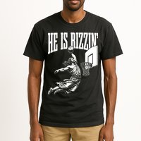 He Is Rizzin Funny Jesus Basketball Meme Tall T-Shirt