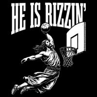 He Is Rizzin Funny Jesus Basketball Meme Tall T-Shirt