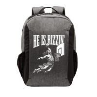 He Is Rizzin Funny Jesus Basketball Meme Vector Backpack