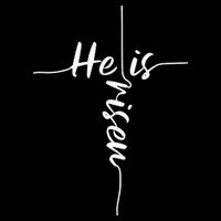 He Is Risen Easter Day Jesus Cross Religious Christian Bible Impact Tech Backpack