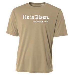 He Is Risen. Matthew 286 Easter Resurrection Cooling Performance Crew T-Shirt