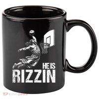 He Is Rizzin Funny Jesus Playing Basketball Meme 11oz C Handle Ceramic Mug