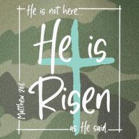 He Is Risen Easter Christian Cross Legacy Tie Dye Trucker Hat