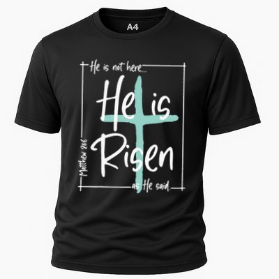 He Is Risen Easter Christian Cross Performance Shirt