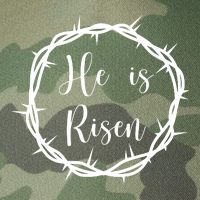 He Is Risen Easter Christ Legacy Tie Dye Trucker Hat