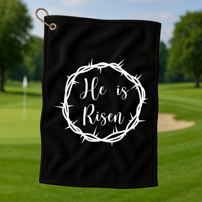 He Is Risen Easter Christ Golf Towel