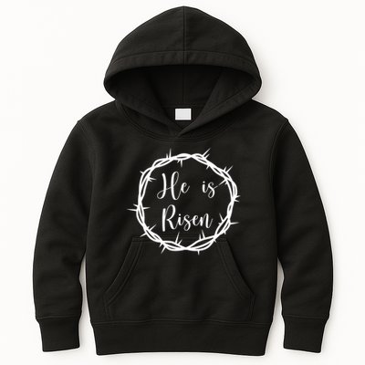 He Is Risen Easter Christ Kids Hoodie