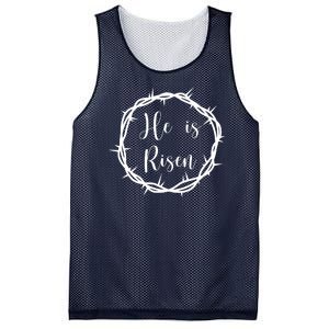 He Is Risen Easter Christ Mesh Reversible Basketball Jersey Tank