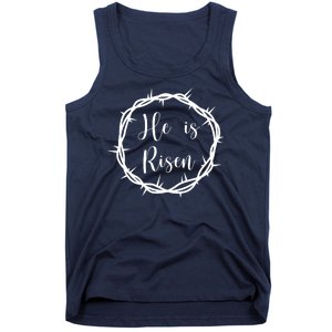 He Is Risen Easter Christ Tank Top