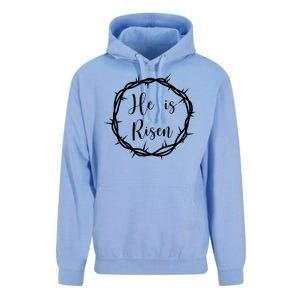 He Is Risen Easter Christ Unisex Surf Hoodie