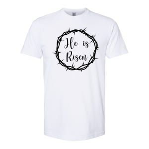 He Is Risen Easter Christ Softstyle CVC T-Shirt