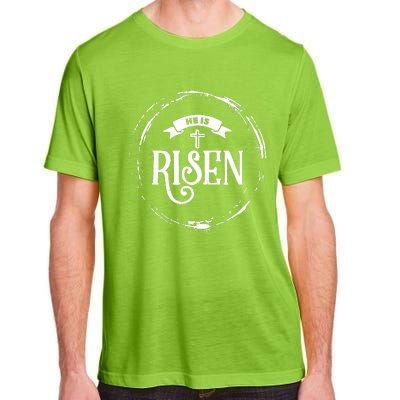 He Is Risen Religious Easter Jesus Christian Adult ChromaSoft Performance T-Shirt