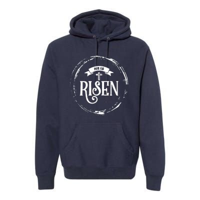 He Is Risen Religious Easter Jesus Christian Premium Hoodie