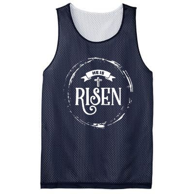 He Is Risen Religious Easter Jesus Christian Mesh Reversible Basketball Jersey Tank