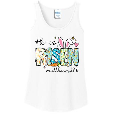 He Is Risen Ladies Essential Tank