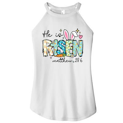 He Is Risen Women’s Perfect Tri Rocker Tank