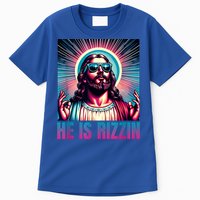 He Is Rizzin Jesus Is Rizzen Tall T-Shirt
