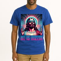He Is Rizzin Jesus Is Rizzen Tall T-Shirt