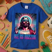 He Is Rizzin Jesus Is Rizzen Kids T-Shirt
