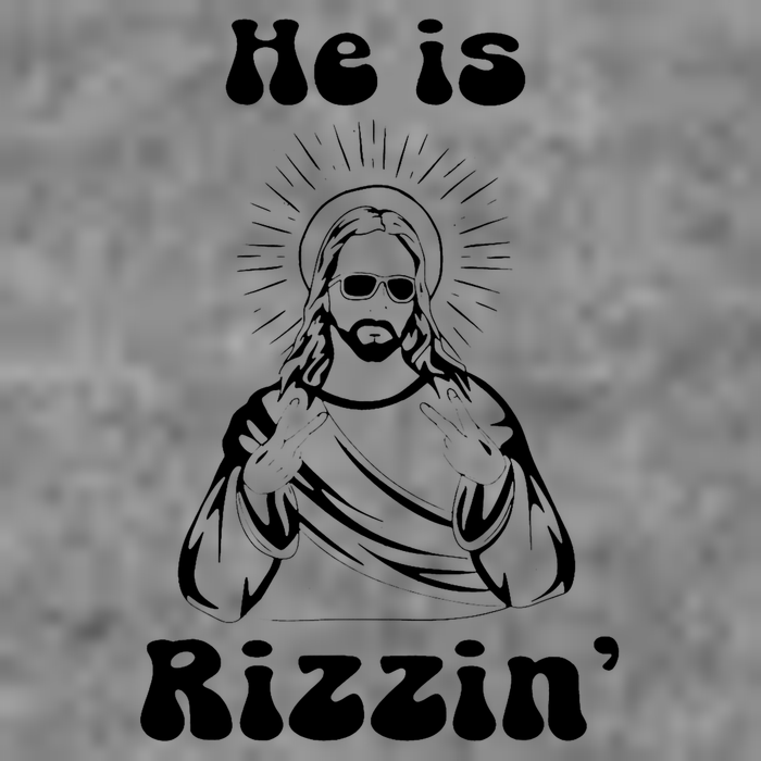 He Is Rizzin Jesus Is Rizzen Funny Kids T-Shirt