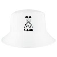 He Is Rizzin Jesus Is Rizzen Funny Cool Comfort Performance Bucket Hat