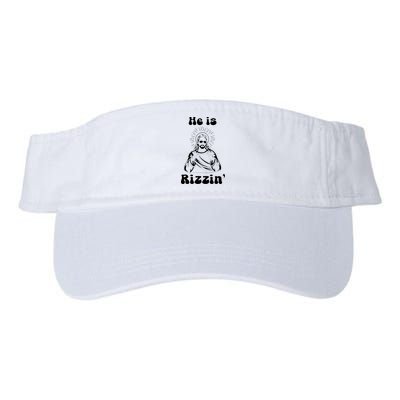 He Is Rizzin Jesus Is Rizzen Funny Visor