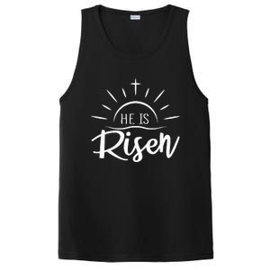 He Is Risen Funny PosiCharge Competitor Tank