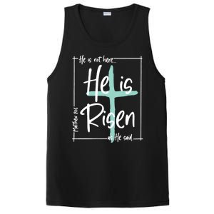 He Is Risen Easter Christian Cross PosiCharge Competitor Tank