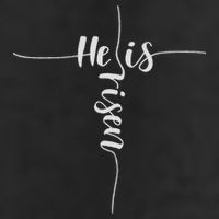 He Is Risen Cross Jesus For Christian Easter Day Beanie