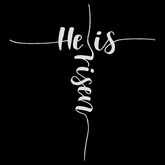He Is Risen Cross Jesus For Christian Easter Day 16 in Basic Backpack