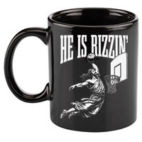 He Is Rizzin Funny Jesus Basketball Meme 11oz C Handle Ceramic Mug