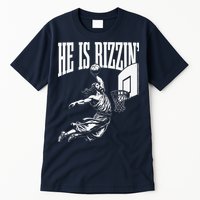 He Is Rizzin Funny Jesus Basketball Meme Tall T-Shirt