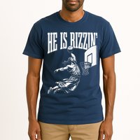 He Is Rizzin Funny Jesus Basketball Meme Tall T-Shirt