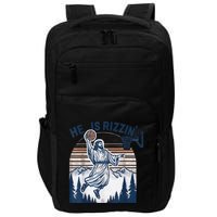He Is Rizzin Christian Easter Basketball Jesus Impact Tech Backpack