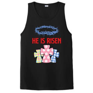 He Is Risen Jesus Christ Resurrection Happy Easter Day PosiCharge Competitor Tank