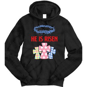 He Is Risen Jesus Christ Resurrection Happy Easter Day Tie Dye Hoodie