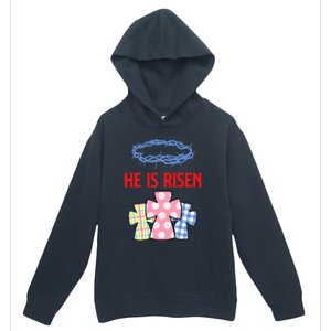 He Is Risen Jesus Christ Resurrection Happy Easter Day Urban Pullover Hoodie