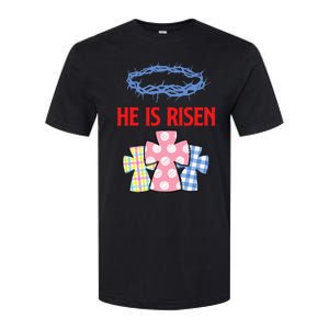 He Is Risen Jesus Christ Resurrection Happy Easter Day Softstyle CVC T-Shirt