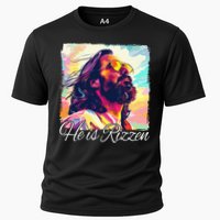 He Is Rizzen Jesus Cooling Performance Crew T-Shirt