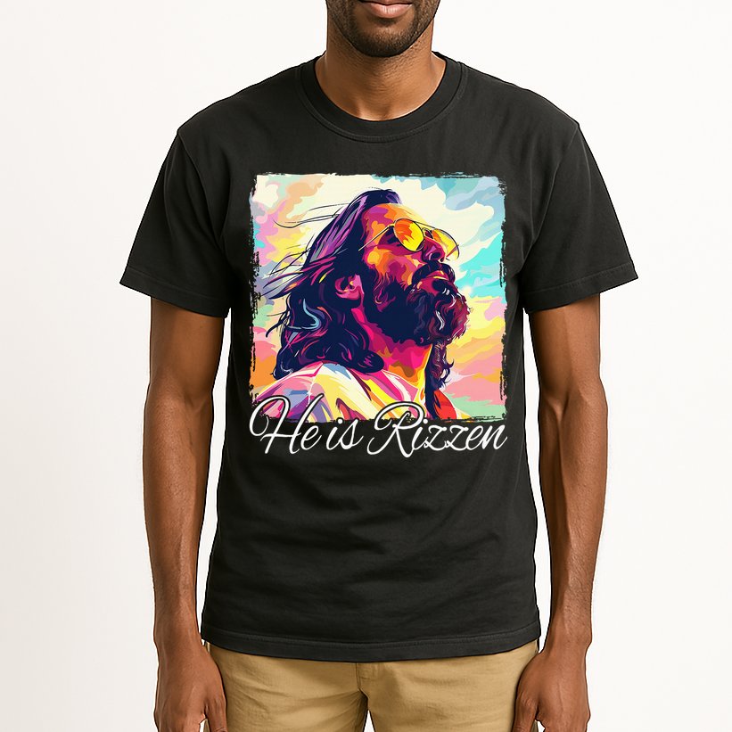 He Is Rizzen Jesus Tall T-Shirt