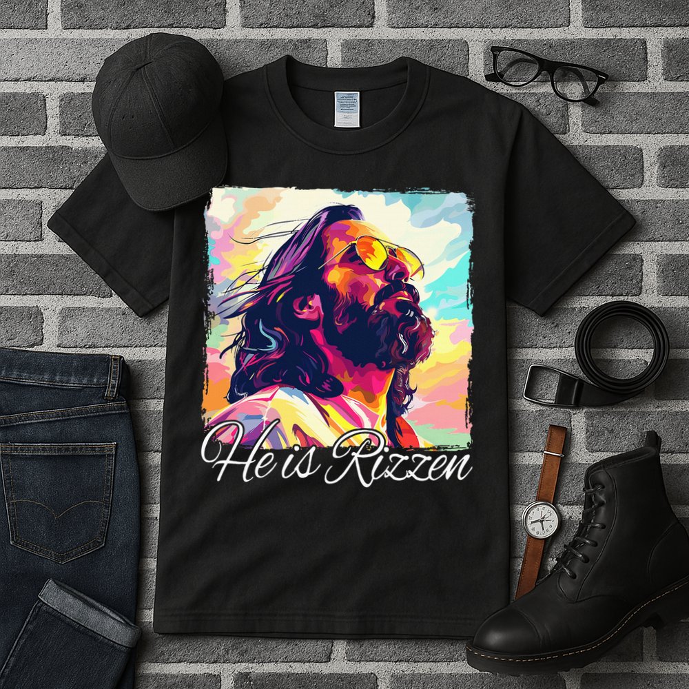 He Is Rizzen Jesus Tall T-Shirt