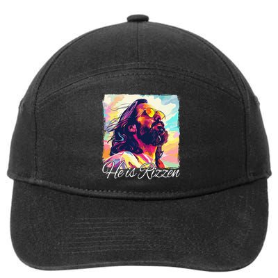He Is Rizzen Jesus 7-Panel Snapback Hat