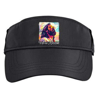 He Is Rizzen Jesus Adult Drive Performance Visor