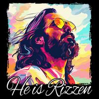 He Is Rizzen Jesus Magnet