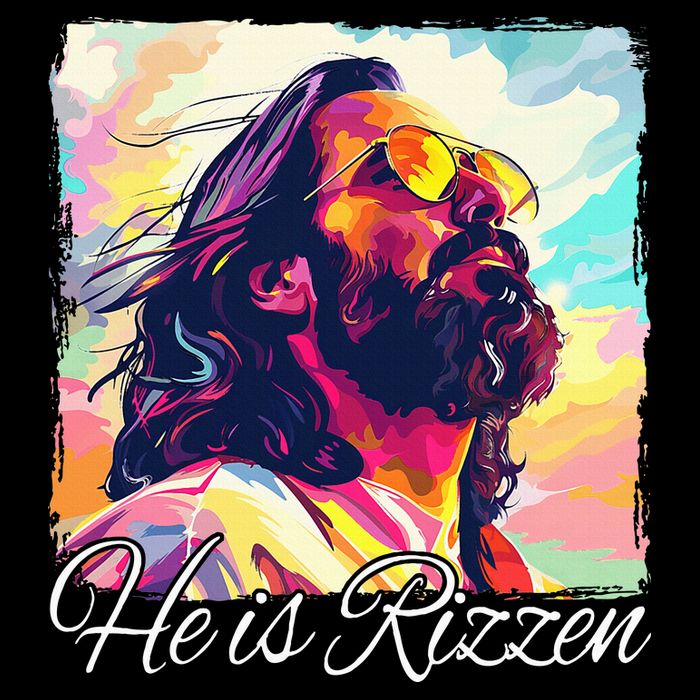 He Is Rizzen Jesus Magnet