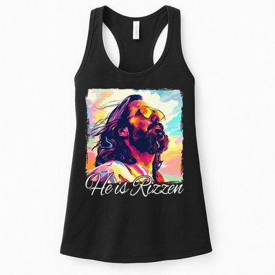 He Is Rizzen Jesus Womens Tank Top