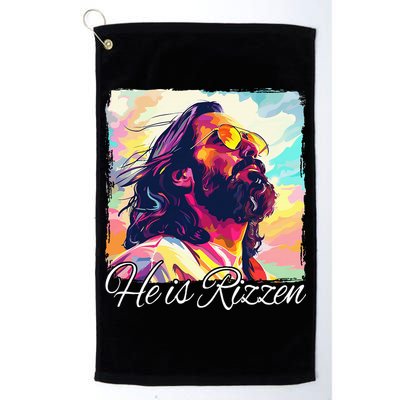 He Is Rizzen Jesus Golf Towel