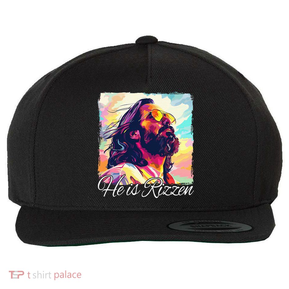 He Is Rizzen Jesus Wool Snapback Cap