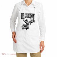 He Is Rizzin Funny Jesus Basketball Easter Meme Apron