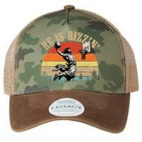 He Is Rizzin Easter Jesus Christian Legacy Tie Dye Trucker Hat